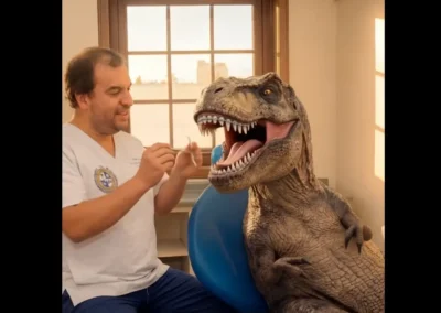 Rexxie Dino en Clínica Manhood, video dental en Puerto Varas